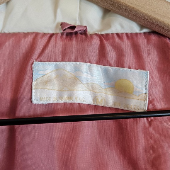 Kmart vintage puffer vest colorblock 90s gorpcore pink,‎ size M - Picture 6 of 7